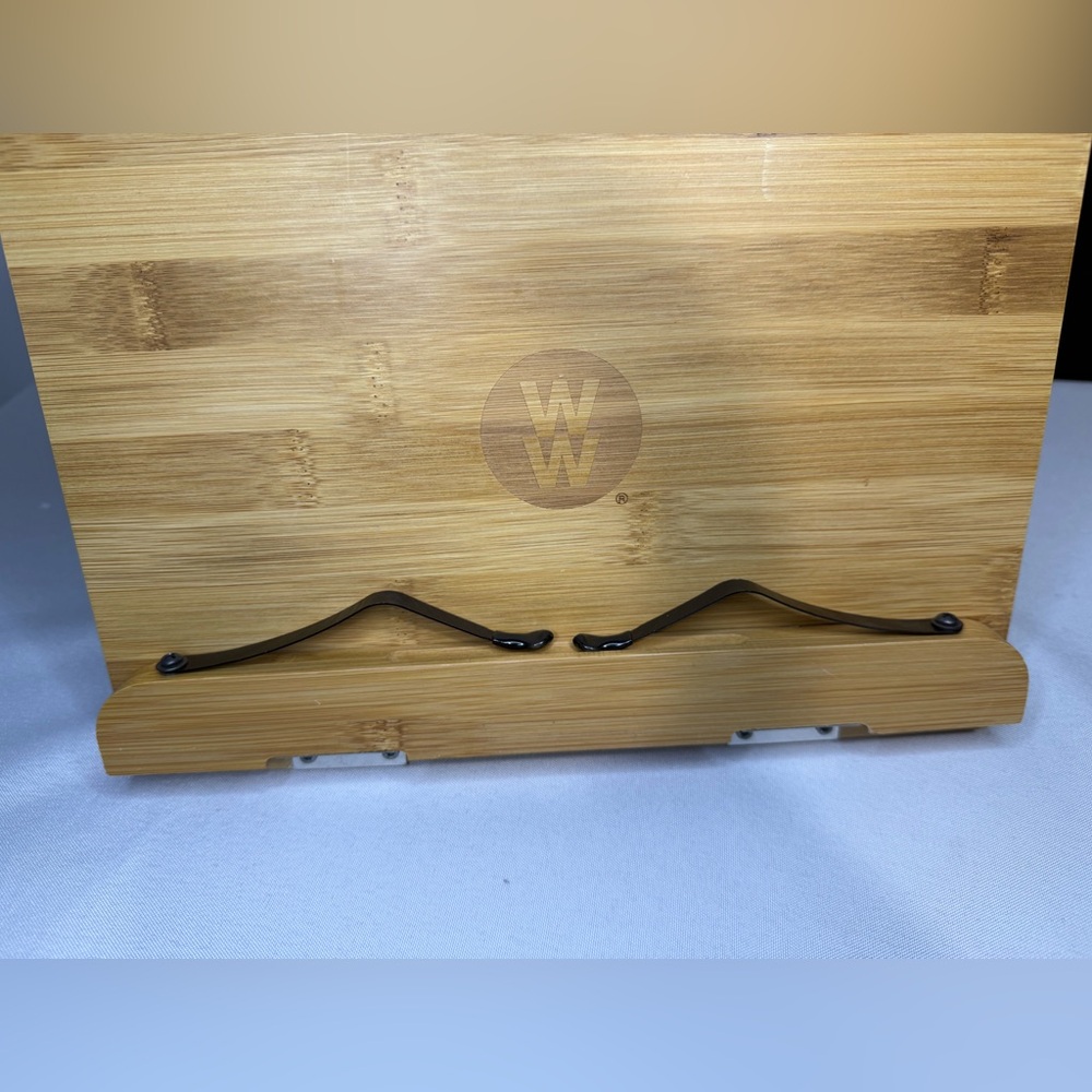 3/$15* Bamboo Book/Cookbook HolderAdjustable Stand For Kitchen/Office 11x8 - New - Picture 2 of 10